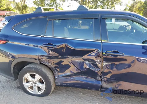 2022 Toyota Highlander L from USA, damaged, VIN 5TDCZRAH1NS550274